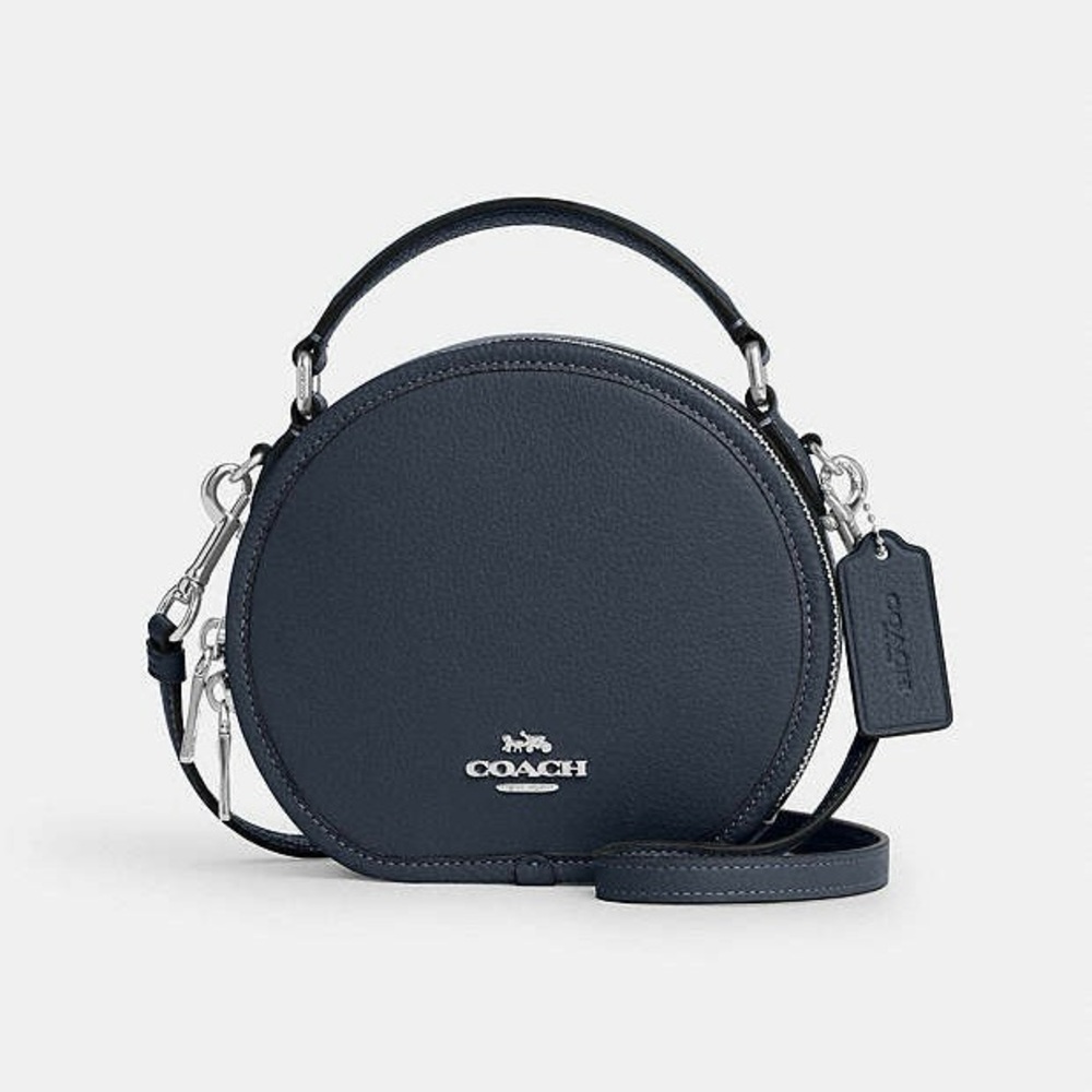 NWOT Coach Canteen Crossbody, Denim/Silver 💙